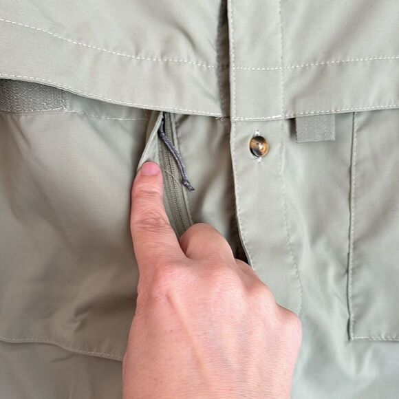 L.L. Bean Men Tropicwear Shirt Short-Sleeve UPF 50 green button down large tall - Picture 11 of 15